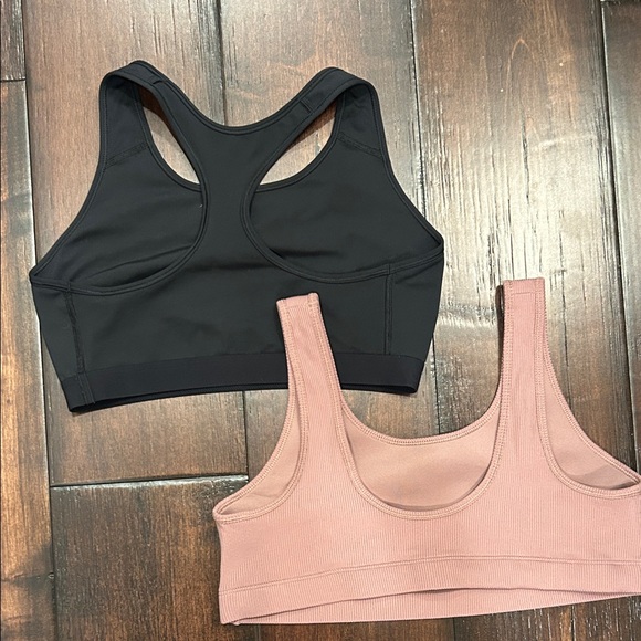 Nike Black and Pink Sports Bras- NWOT - Picture 2 of 2